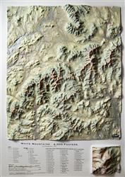 White Mtns 4000-Footers – 3D Mountain Map 0036